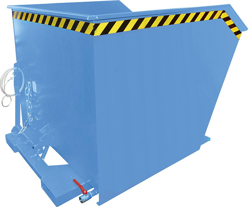 Spänebehälter SGU 1000 l 1280xT1640xH780 mm RAL5012 Tragkraft 1500kg mit Lochblechboden Spänebehälter SGU 1000 l 1280xT1640xH780 mm RAL5012 Tragkraft 1500kg mit Lochblechboden