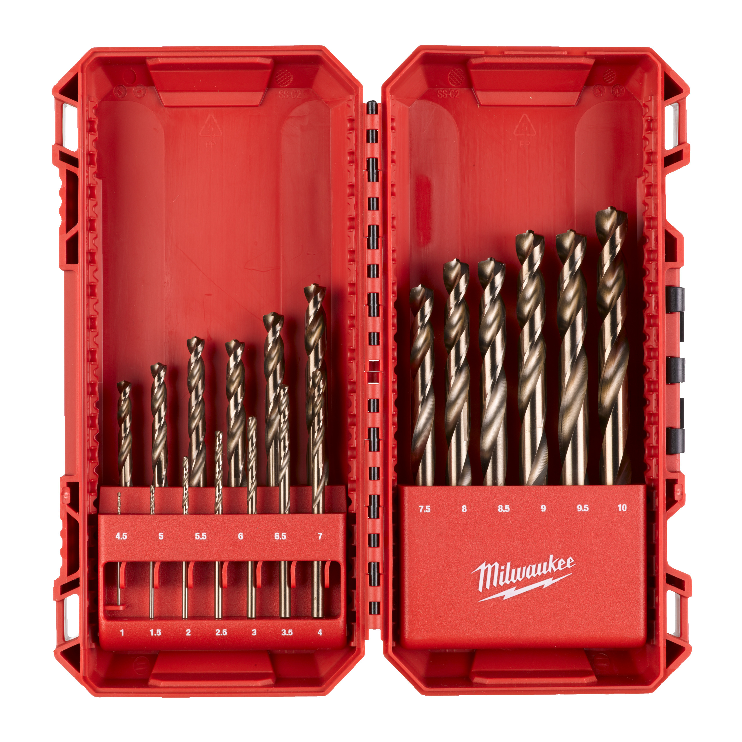 Metallbohrer-Set HSS-G RED COBALT