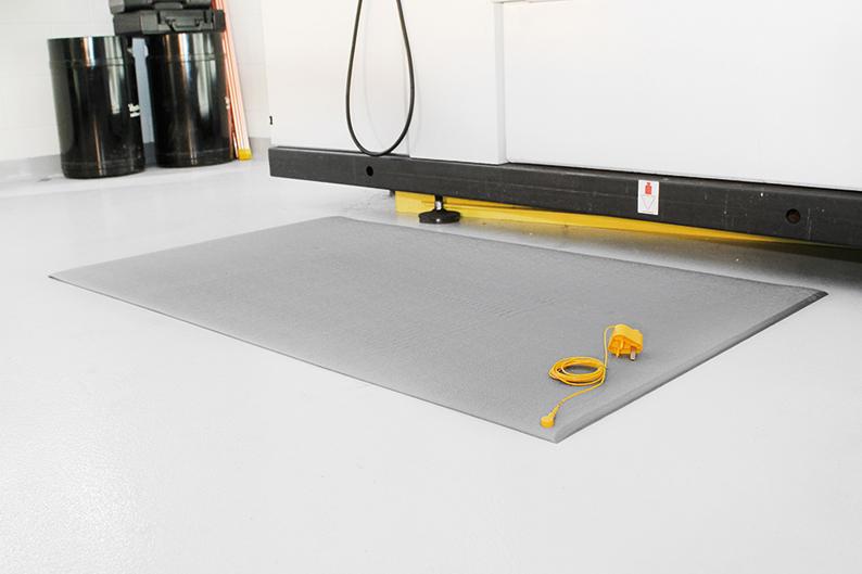 Sicherheitsmatte antista.0.6m x 0.9m, grau