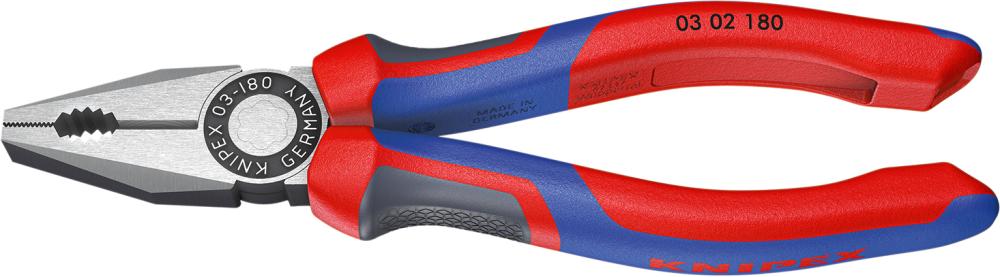 Kombinationszange poliertmit Mehrkomponenten-Griffen 180mm KNIPEX Kombinationszange poliertmit Mehrkomponenten-Griffen 180mm KNIPEX