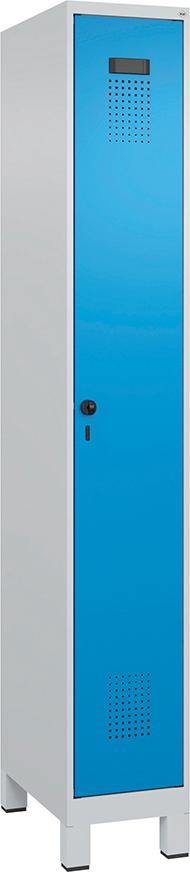 Spind Evolo PLUS 1 Abteil H1950xB300xT500mm RAL7035/RAL5012 /F/7035 Spind Evolo PLUS 1 Abteil H1950xB300xT500mm RAL7035/RAL5012 /F/7035