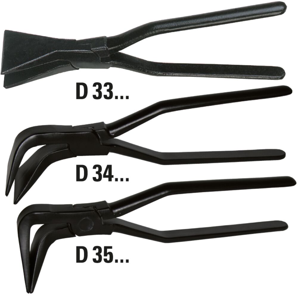 Falzzange 45Grad gebogen Erdi