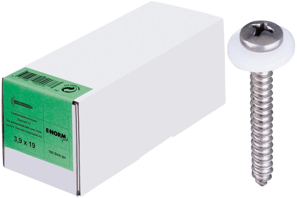 Fensterbankschraube A2 3,9x16 E-NORMpro Fensterbankschraube A2 3,9x16 E-NORMpro