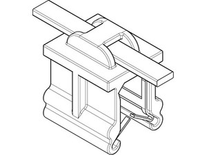 Befestigungsbinder ART 82523 Befestigungsbinder m. Edgeclip PA66HS schwarz 4,6 x 200 O-A S normal