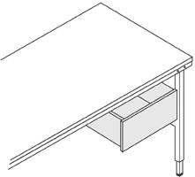 Stahl-Schublade B 460 X T 490 X H 200 mm Stahl-Schublade B 460 X T 490 X H 200 mm