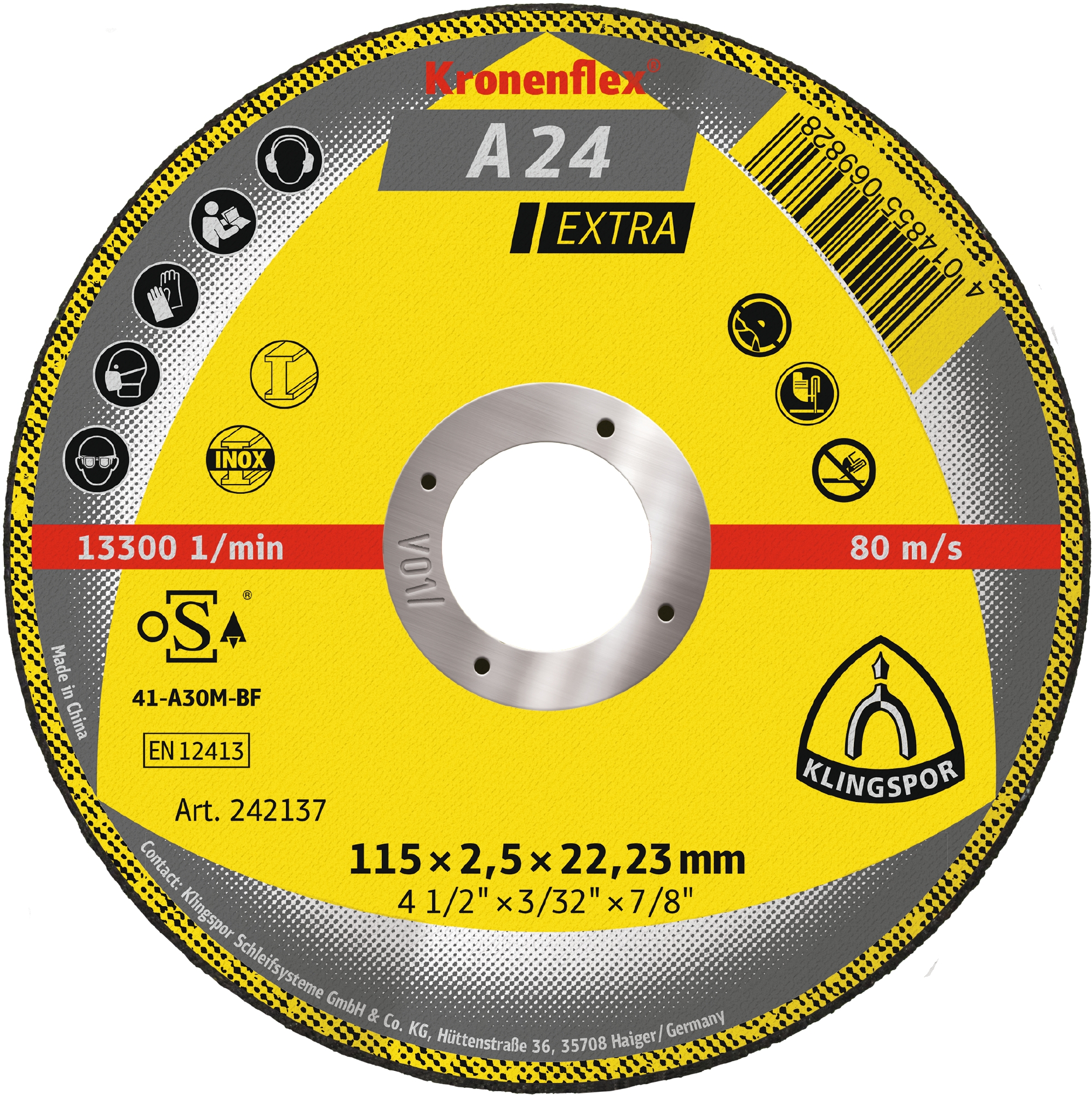 Produkt A 24 EX Trennscheiben, 115 x 2,5 x 22,23 mm gerade