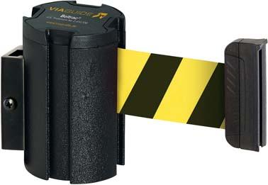 WALL MOUNT L schwarz Gurt rot/weiß, 3,7 m WALL MOUNT L schwarz Gurt rot/weiß, 3,7 m