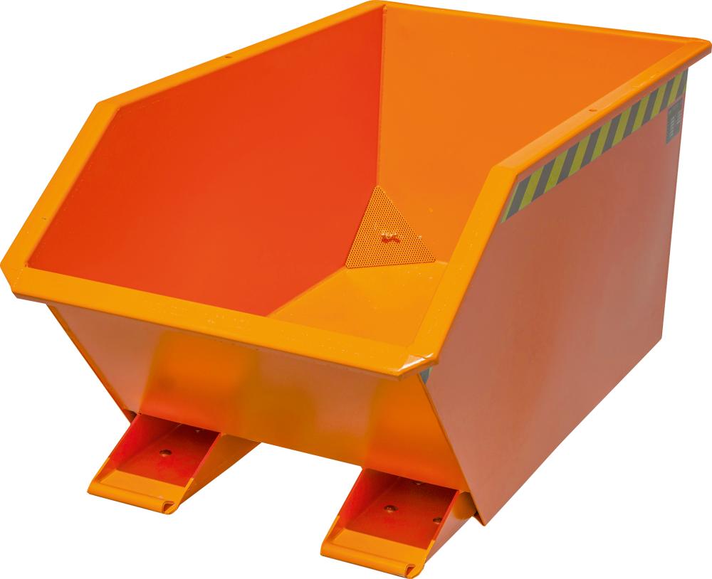 Späne-Kippbehälter 1000 lGU-E1000,lack.,RAL2000 Späne-Kippbehälter 1000 lGU-E1000,lack.,RAL2000