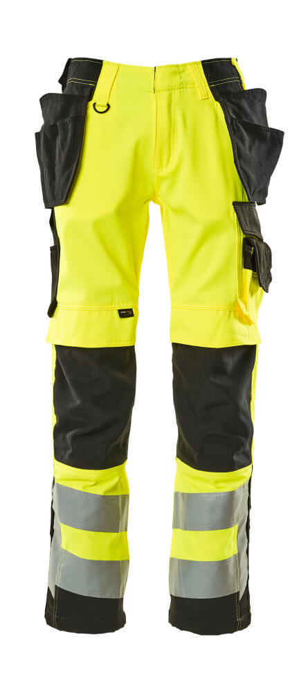 MASCOT® Wigan Handwerkerhose Größe 76C46, hi-vis gelb/schwarz