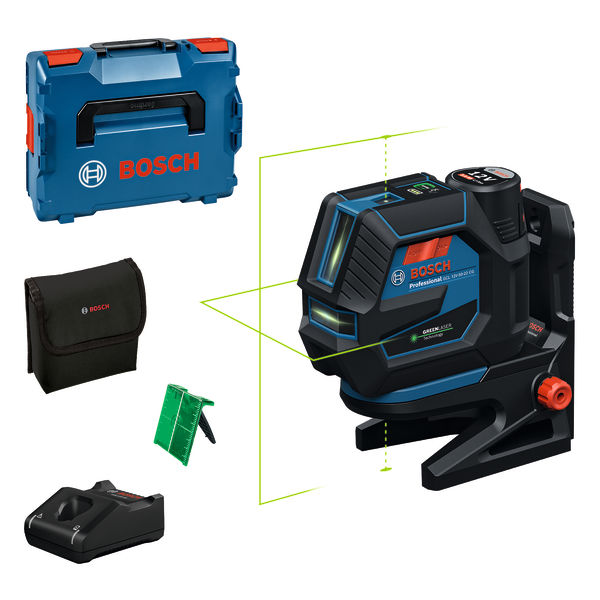 Kombilaser GCL 12V-50-22 CG, 1 x Akku GBA 12V 2.0Ah in L-BOXX