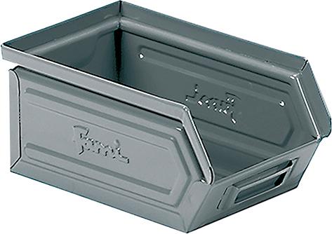 STAHLBEHÄLTER GR.1 GRAU RAL7000 MM B=95 T=160 H=75 STAHLBEHÄLTER GR.1 GRAU RAL7000 MM B=95 T=160 H=75