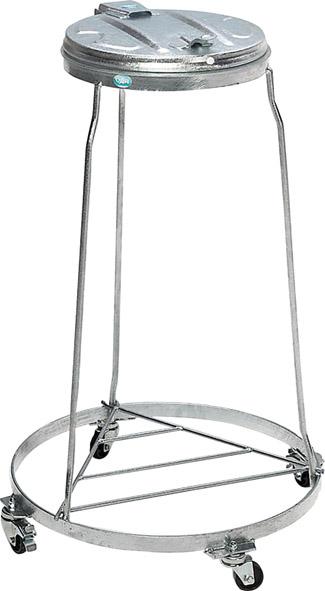 Abfalls. verz. fahrbar H 1020 mm Metalldeckel VAR Abfalls. verz. fahrbar H 1020 mm Metalldeckel VAR