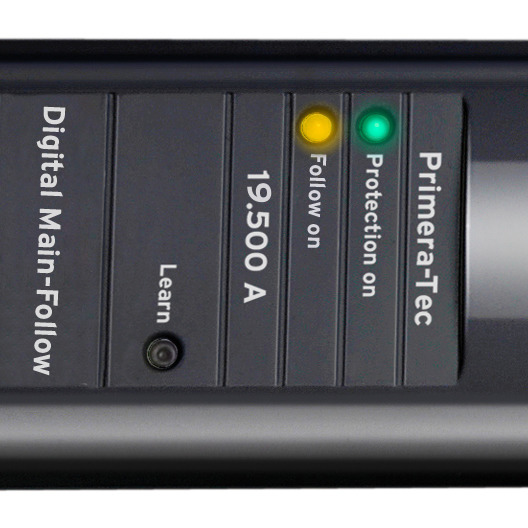 Primera-Tec 19.500A Überspannungsschutz-Steckdosenleiste 7-fach schwarz 2m H05VV-F 3G1,5 2 permanent, 5 schaltbar