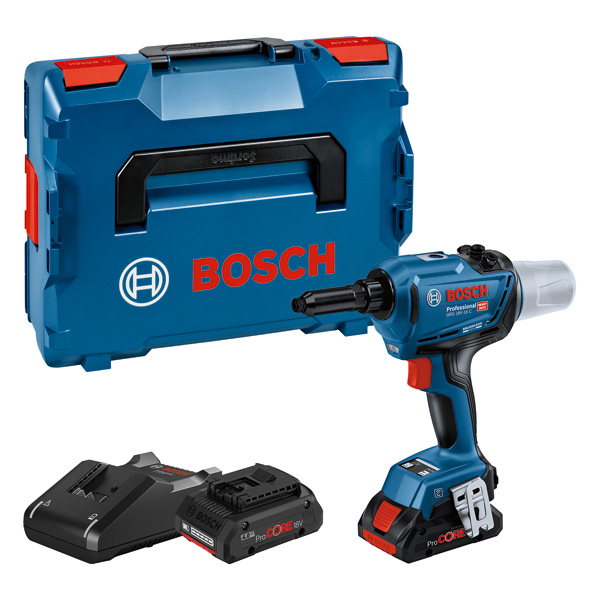 Akku-Nietpistole GRG 18V-16 C: 2 Akkus ProCORE18V 4,0Ah, L-BOXX