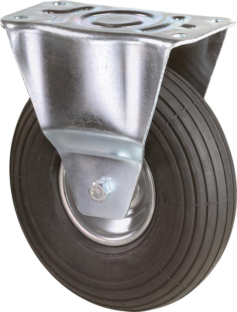 Bockrolle 200mm L410.C90 Platte,Luftrad,RL L410.C90.200 BS ROLLEN