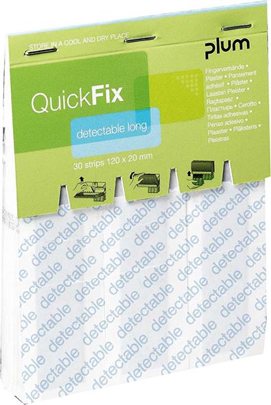 Nachfüllpackung QuickFix long, 30 Pflaster., blau Nachfüllpackung QuickFix long, 30 Pflaster., blau