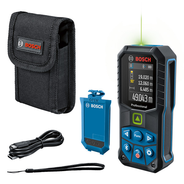 Laser-Entfernungsmesser GLM 50-27 CG, BA 3.7V 1.0Ah A + USB-C®-Kabel