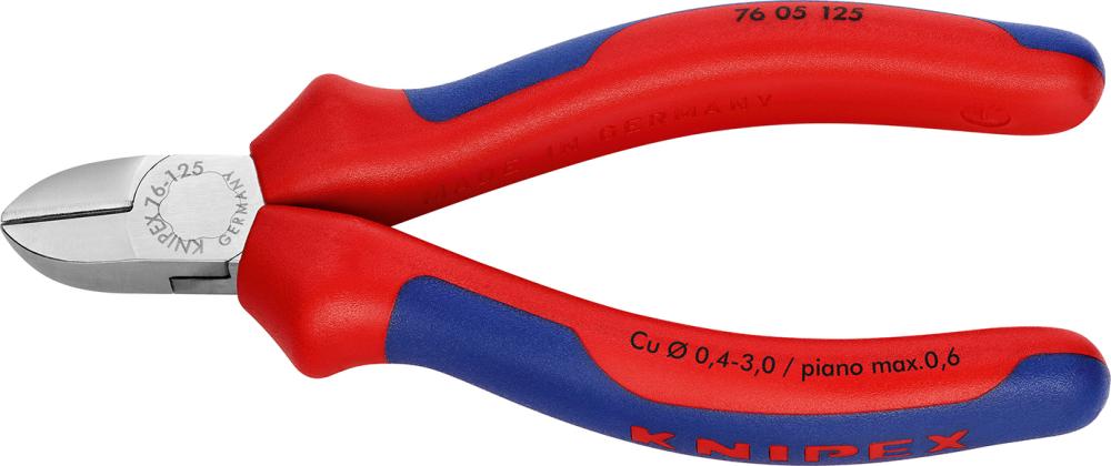 Seitenschneider Elektromechanik verchromtisoliert 125mm KNIPEX