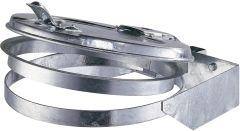 Wandhalter 70 - 120 l mit vzkt. Stahldeckel Wandhalter 70 - 120 l mit vzkt. Stahldeckel