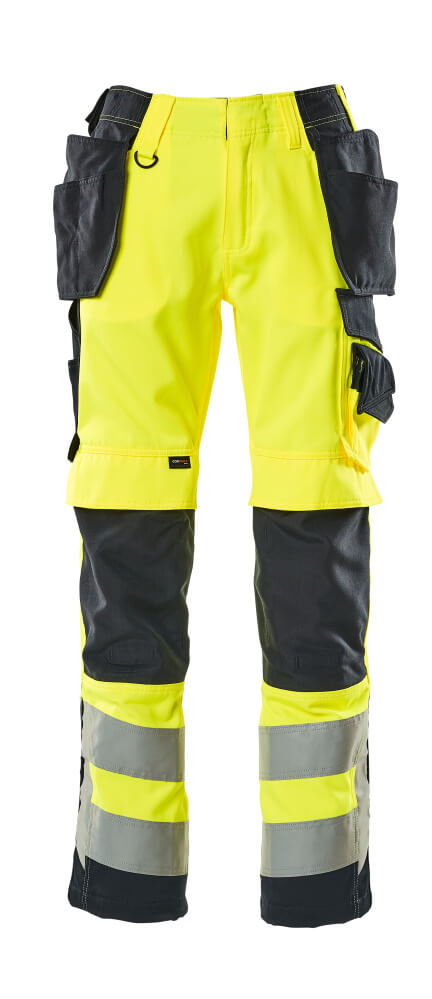 MASCOT® Wigan Handwerkerhose Größe 76C46, hi-vis gelb/schwarzblau
