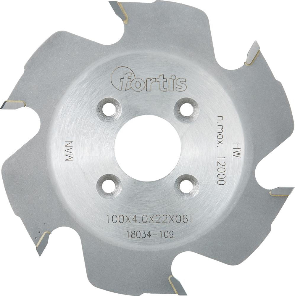 HW-Lamellen-Nutfräser 100x4,0x22 Z6W FORTIS HW-Lamellen-Nutfräser 100x4,0x22 Z6W FORTIS