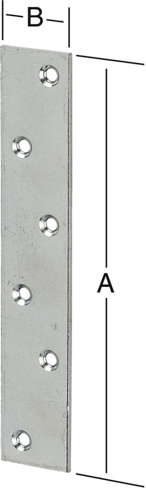 Verbindungsbleche 170x30MM Nr. 184170Z VORMANN Verbindungsbleche 170x30MM Nr. 184170Z VORMANN