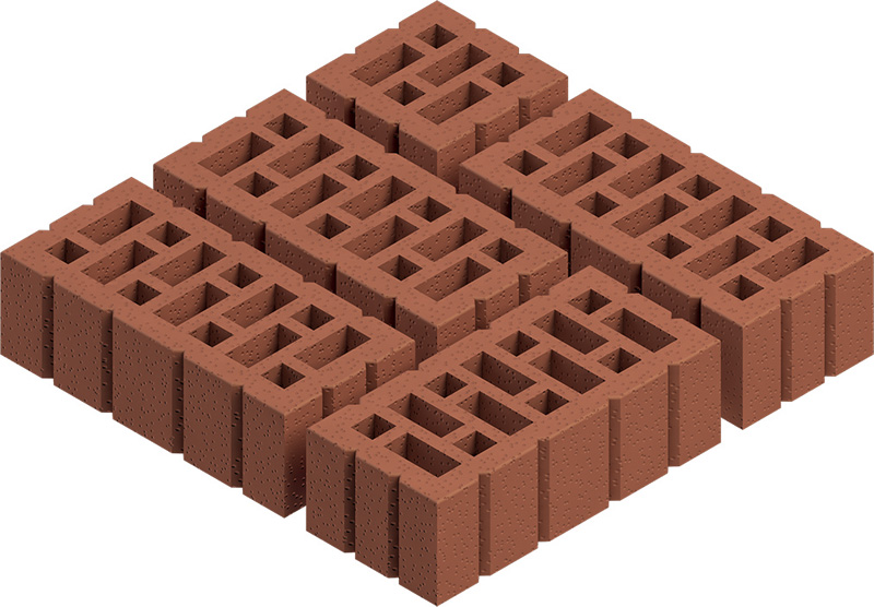 Ziegel Material-Symbol