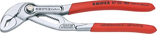 Wasserpumpenzange Cobra 8703180 mit Kunststoff-Griffen 180mm KNIPEX