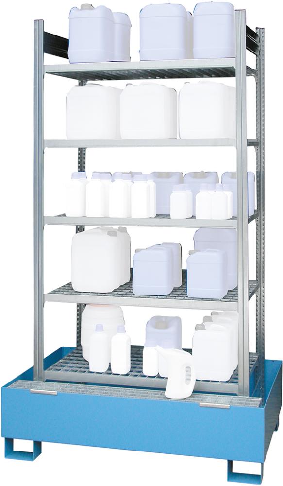 Regal mit Standwanne GR1-G-Standwanne lack. LACONT Regal mit Standwanne GR1-G-Standwanne lack. LACONT