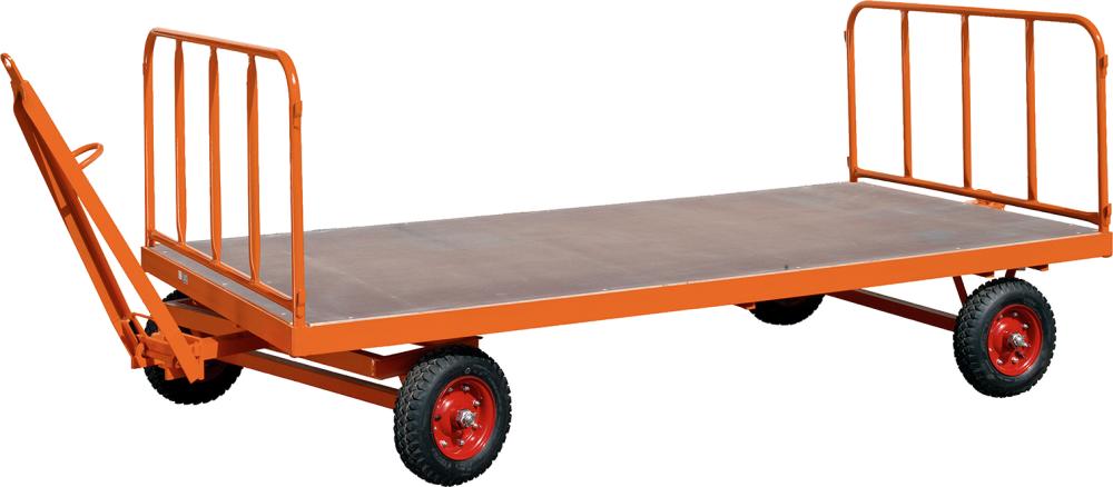ROLLCART 2 Stahlrohrwändefür Industrieanhänger 3000x1500mm Höhe 750mm steckbar