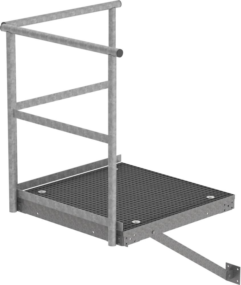 Grundpodest Stahl verzinkt B1000xT1000 mm GÜNZBURGER STEIGTECHNIK Grundpodest Stahl verzinkt B1000xT1000 mm GÜNZBURGER STEIGTECHNIK