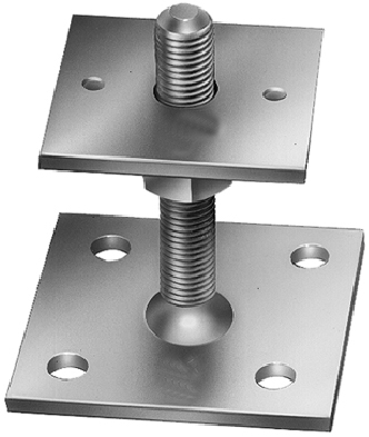 Artikelhauptbild PCN70-R Pfostenhalter höhenverstellbar