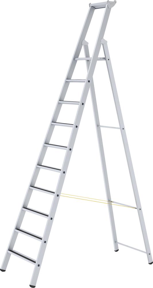 Stufenleiter R13step S 10 Stufen Plattformhöhe 2,64 m Arbeitshöhe 4,65 m Stufenleiter R13step S 10 Stufen Plattformhöhe 2,64 m Arbeitshöhe 4,65 m