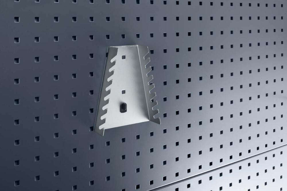 Schraubenschlüsselhalter B75/145xT40xH180 mm 8 Aufnahmen für Lochplatten bott Schraubenschlüsselhalter B75/145xT40xH180 mm 8 Aufnahmen für Lochplatten bott