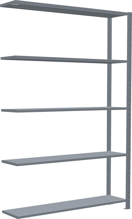 Steckregal B1300xT300xH2000 mm Anbaufeld 5 Böden vzk Fachlast 250kg Steckregal B1300xT300xH2000 mm Anbaufeld 5 Böden vzk Fachlast 250kg