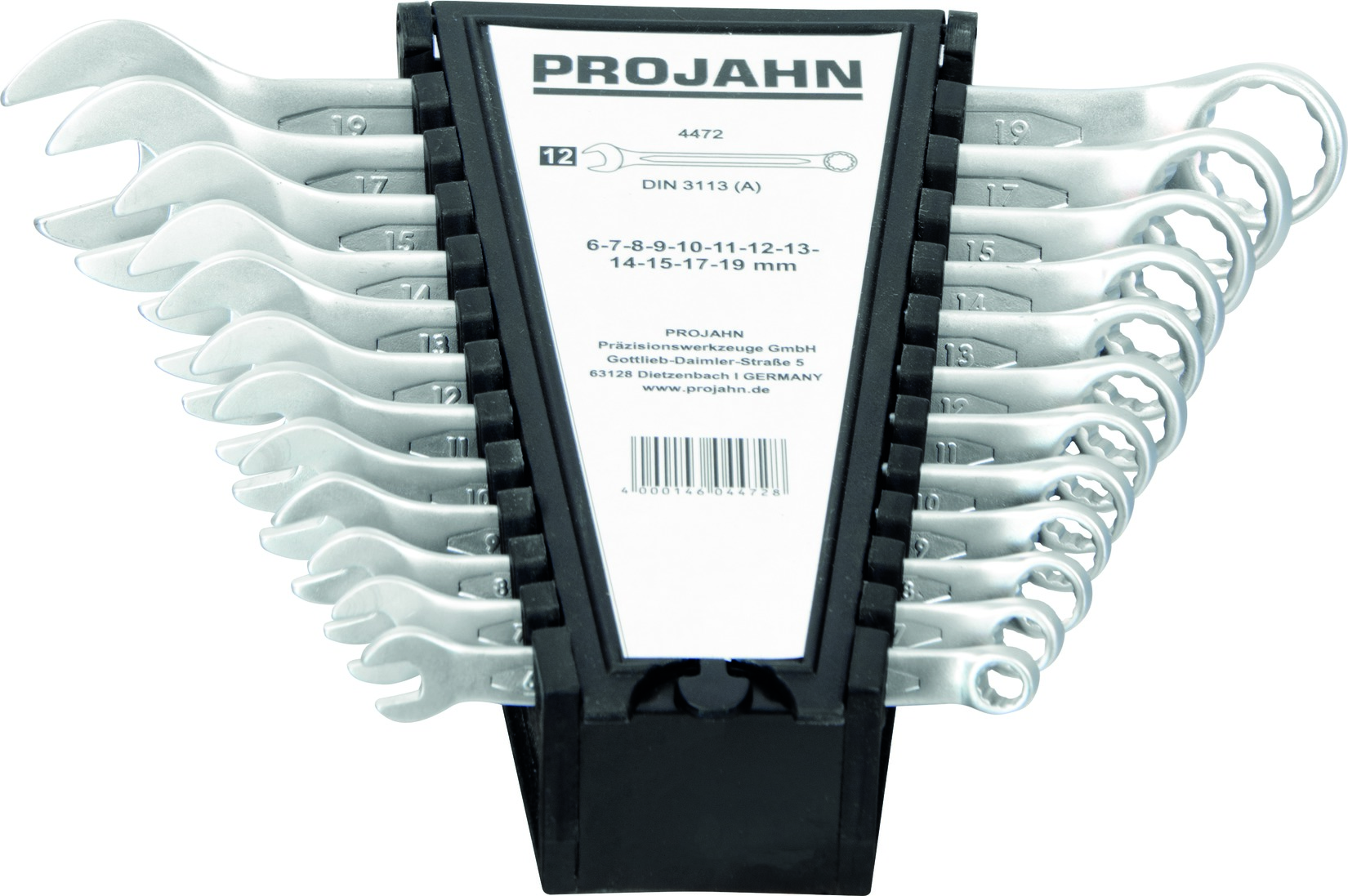 Artikelhauptbild Gabelringschluessel Set 12tlg 6 - 7 - 8 - 9 - 10 - 11 - 12 - 13 - 14 - 15 - 17 - 19