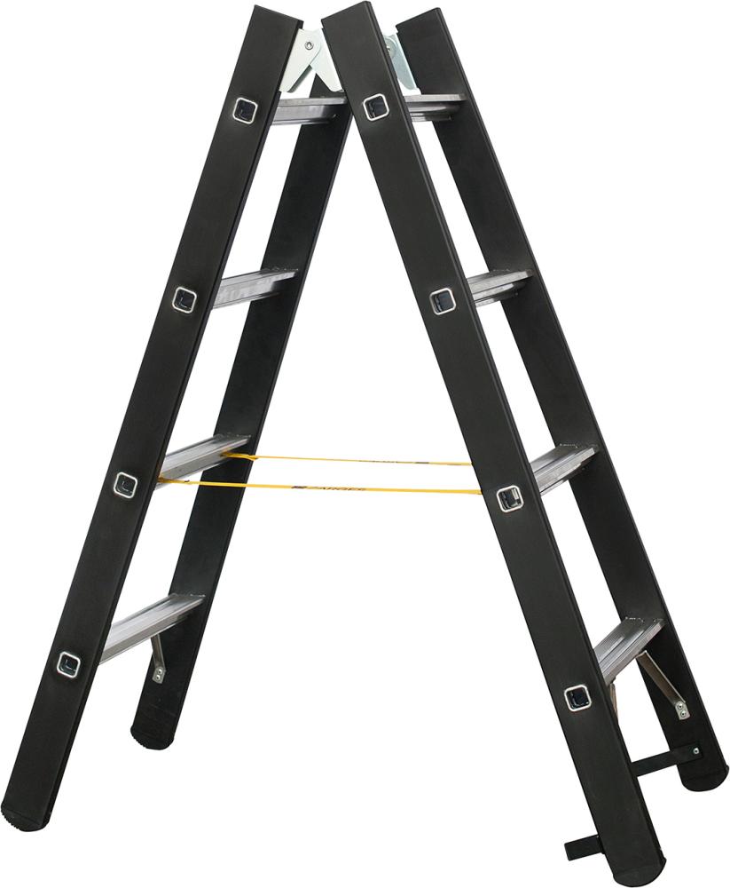 Stehleiter Megastep B 2 x 4 Sprossen Arbeitshöhe 2,50 m Stehleiter Megastep B 2 x 4 Sprossen Arbeitshöhe 2,50 m