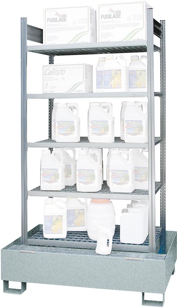 Regal mit Standwanne GR1-G-Standwanne vzk. LACONT Regal mit Standwanne GR1-G-Standwanne vzk. LACONT