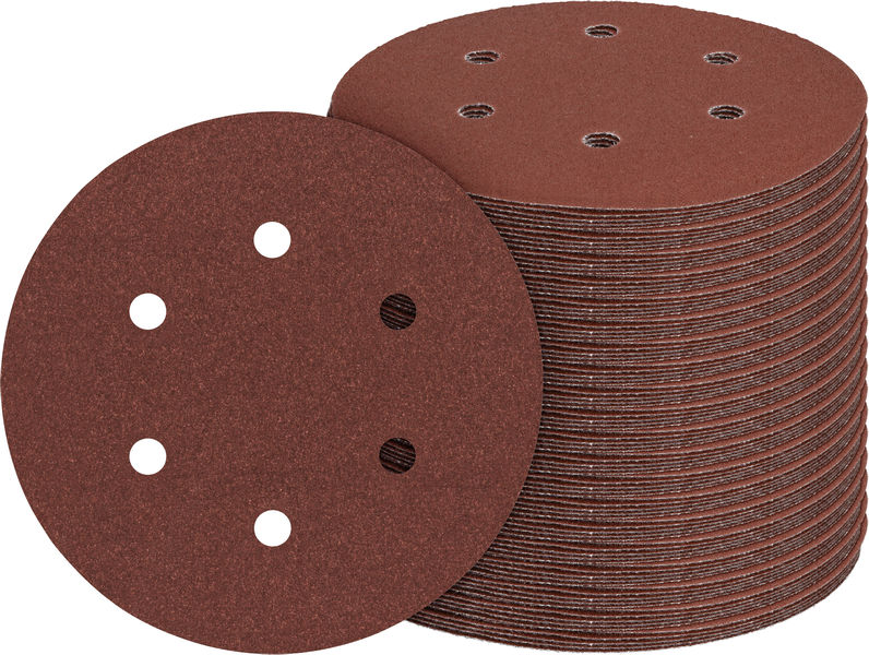 Bosch C430 Schleifblätter 150 mm, verschiedene Körnungen. Produktbild