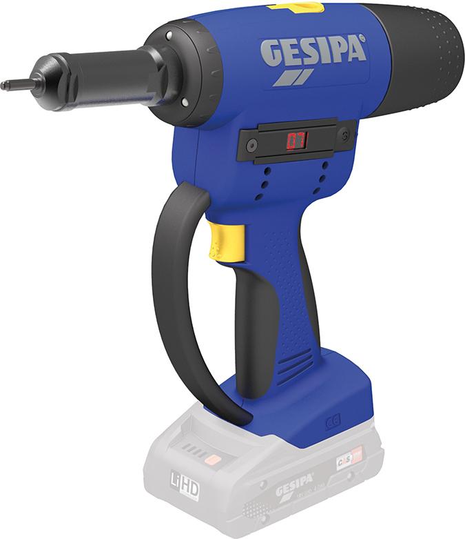 Akku-Nietmutternpis. SoloFireBird Pro Gold Gesipa ohne Akku ohne Ladegerät Karton Akku-Nietmutternpis. SoloFireBird Pro Gold Gesipa ohne Akku ohne Ladegerät Karton