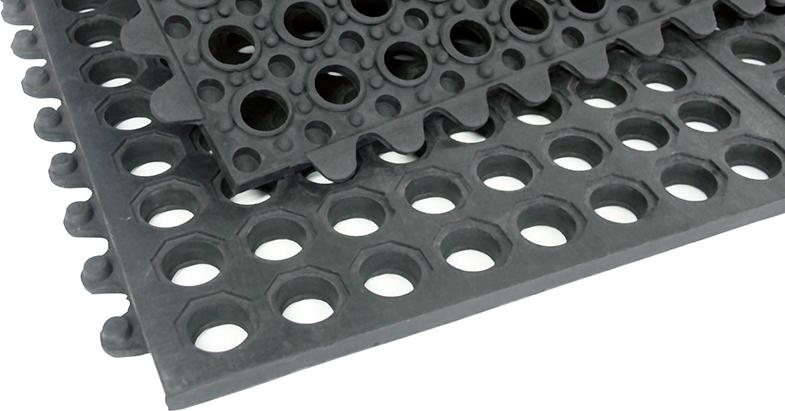 Arbeitsplatzmatte YOGA OCTA Oil schwarz B90xT90 cm Arbeitsplatzmatte YOGA OCTA Oil schwarz B90xT90 cm