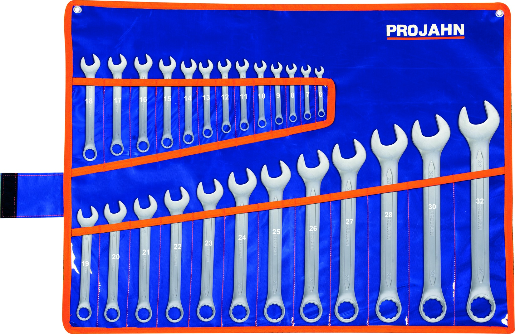 Artikelhauptbild Gabelringschluessel Set 25tlg in Rolltasche 6 - 7 - 8 - 9 - 10 - 11 - 12 - 13 - 14 - 15 - 16 - 17 - 18 - 19 - 20 - 21 - 22 - 23 - 24 - 25 - 26 - 27 - 28 - 30 - 32