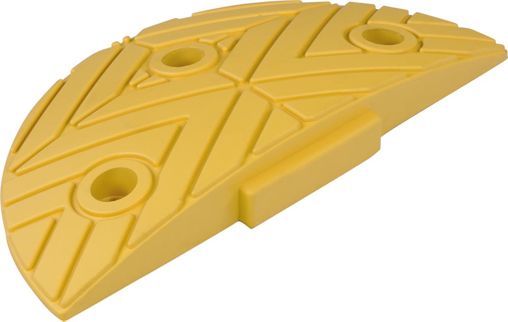 Fahrbahnschwelle Anfangsstück gelb B250xT420xH50 mm Fahrbahnschwelle Anfangsstück gelb B250xT420xH50 mm