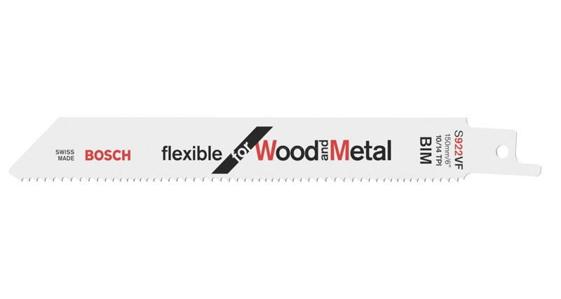 Säbelsägeblatt S 922 VF, Flexible for Wood and Metal, 2er-Pack