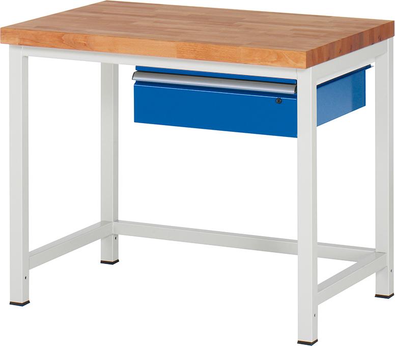 Werkbank B1000xT700 m.1 Sbl. 150, gr/bl Werkbank B1000xT700 m.1 Sbl. 150, gr/bl