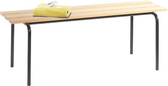 Sitzbank Gestell anthr. B1200xT460xH460 mm Buche Sitzbank Gestell anthr. B1200xT460xH460 mm Buche