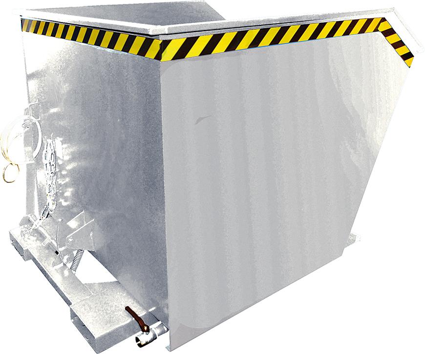 Spänebehälter SGU 1000 l 1280xT1640xH780 mm vzk Tragkraft 1500kg mit Lochblechboden Spänebehälter SGU 1000 l 1280xT1640xH780 mm vzk Tragkraft 1500kg mit Lochblechboden