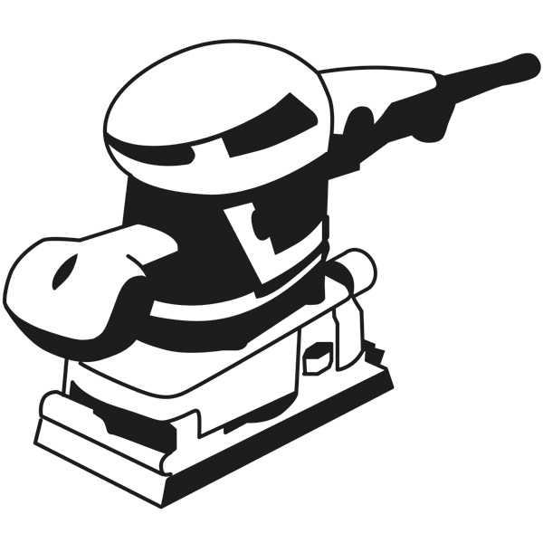 Exzenterschleifer Logo/Symbolbild