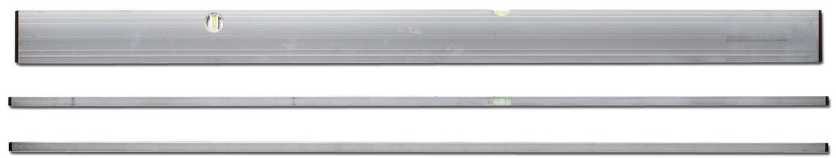 STABILA Richtscheit Type AL-2L, 200 cm: mit 1 Horizontal-Libelle und 1 Vertikal-Libelle STD